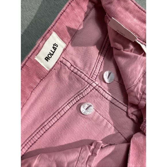 ROLLA'S Eastcoast Flare High Rise Corduroy Size 24 24x30 Pink !!Very Soft!! - Picture 6 of 9
